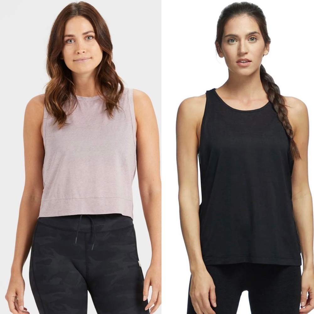 Lot of 2 Vuori active tanks Verity & Lizette Sz L